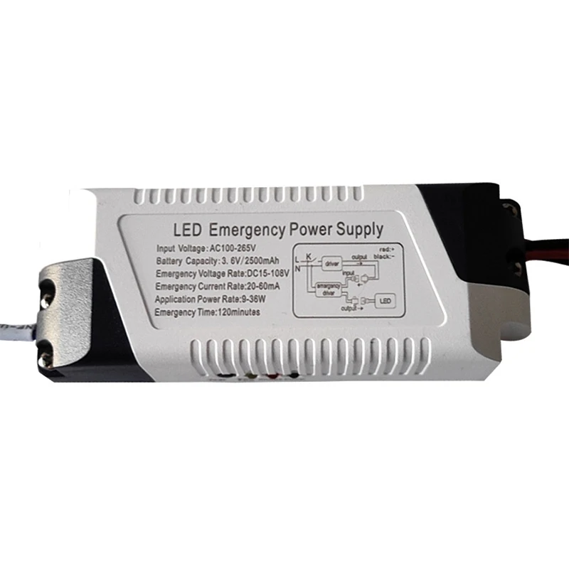 LED emergency power supply 3-50W ceiling light panel light downlight power failure emergency lighting 3 hours