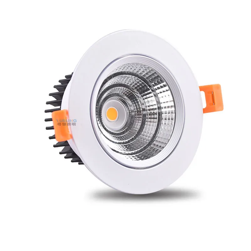 10pcs White Round Dimmable Led Downlight Light COB Ceiling Spot 7w 9w 12w 15W 20w Recessed Lights Lndoor Lighting | Освещение