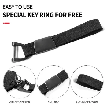 

Remote Key Case Holder Cowhide Leather Protector Cover Parts For Tesla Model 3