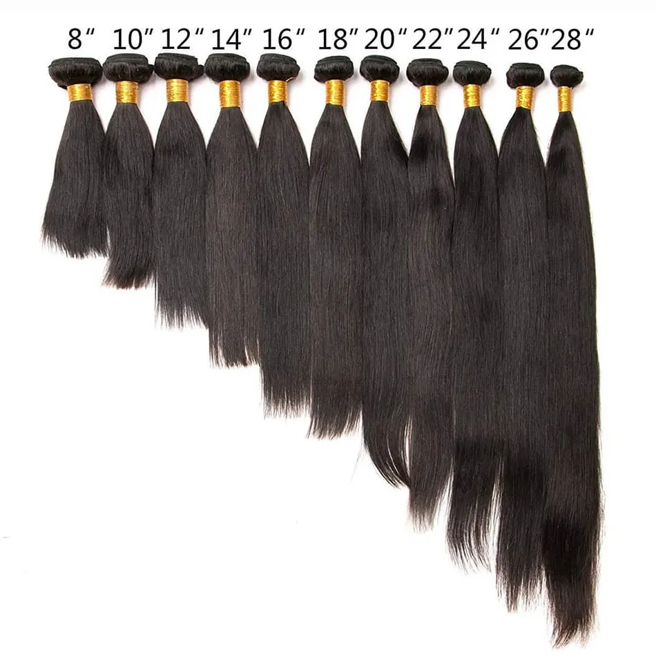 Links 1, 3, 4 прямые пряди, натуральный цвет, 28, 30 дюймов, пряди remy, волосы для наращивания, 8-40 дюймов, бразильские волосы, плетение в пучке