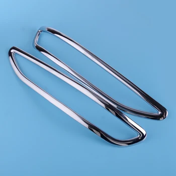 

CITALL 2 PCS ABS Chrome Rear Fog Light Lamp Trim Cover Frame Fit For Chevrolet Equinox 2018 2019