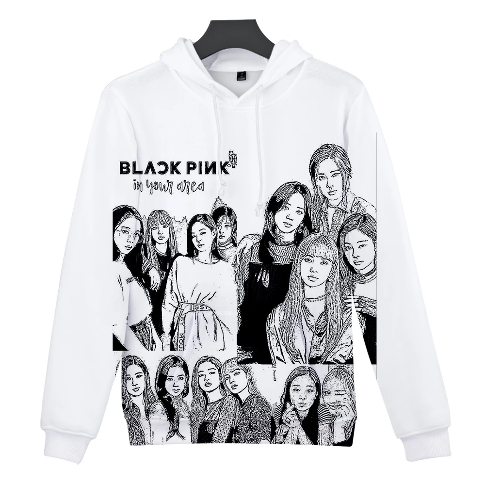 BlackPink 3D толстовки с капюшоном для женщин и мужчин, модные 3D толстовки, мужские толстовки, корейские 3D толстовки с капюшоном с принтом, черные розовые повседневные пуловеры для девочек
