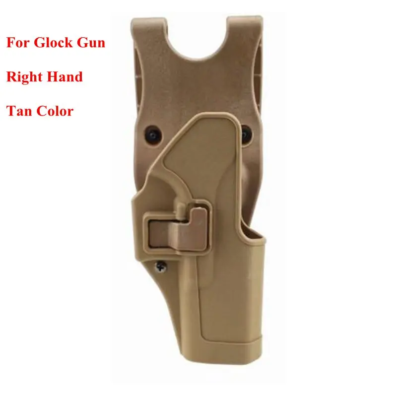 Glock Right Tan Левая/правая рука тактический пистолет GLOCK кобура с подсумок или ружье слинг Glock 17 19 22 23 31 32 кобура для пистолета - Цвет: Glock Right Tan