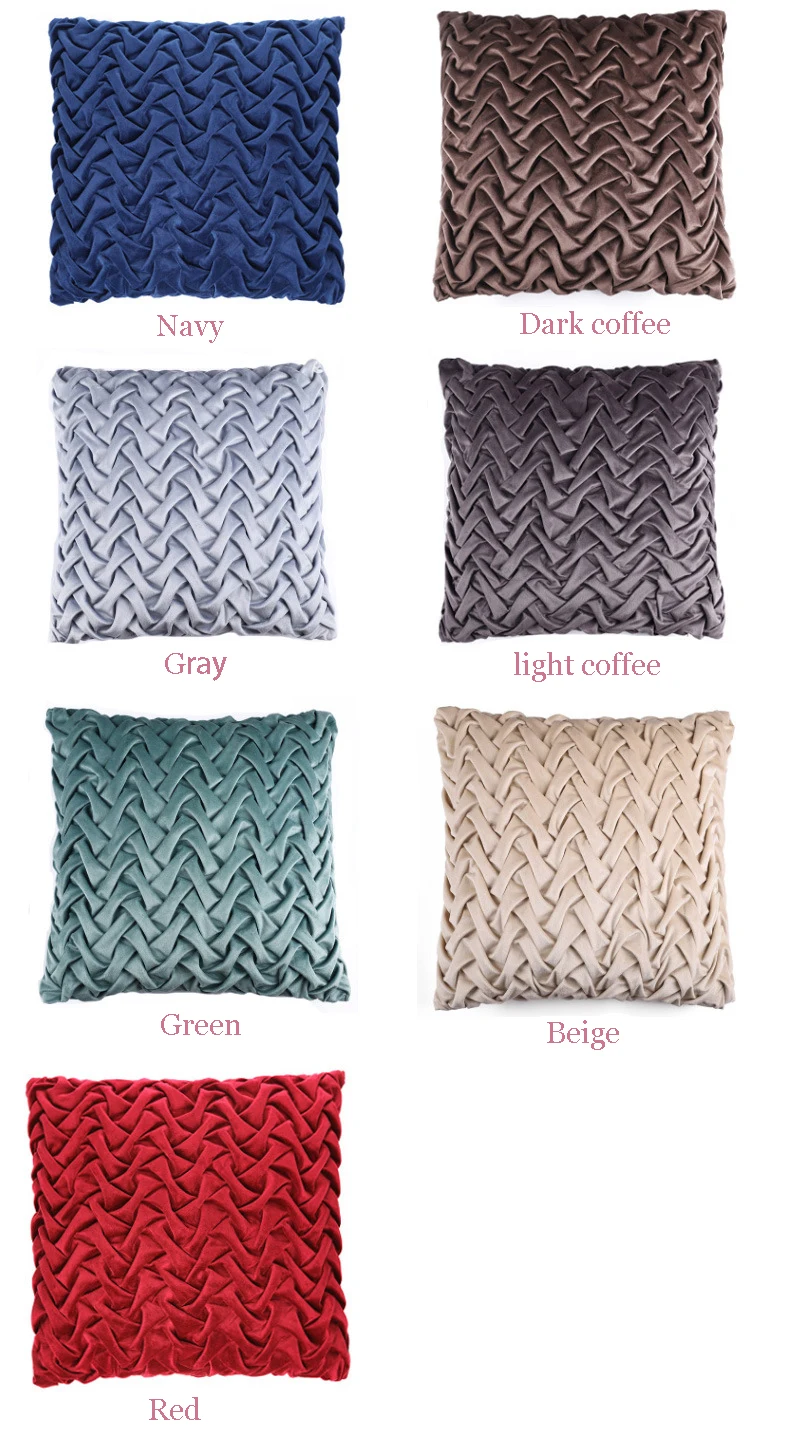 Personality pillow household items ins wind hug suede pillowcase sofa back hand-woven cushion case with pillow core