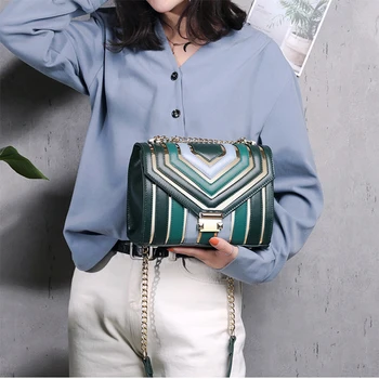 

New Fashion Handbags Women Shoulder Bags Crossbody Bag Female Flap Messenger Bag Quality Leather Chain Wild Large Capacity Tote