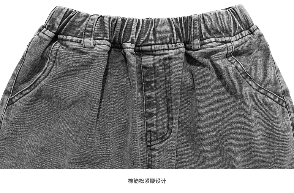 INFLATION/уличная одежда; свободные прямые джинсы для мальчиков; FW; Функциональные детские джинсовые штаны с карманами; джинсы из хлопка для малышей; 19957A