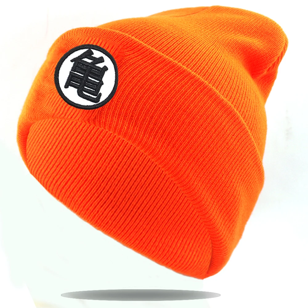 Dragon ball Goku, вязаная шапка, модные шапки с черепом, осенняя теплая шапка, повседневная мужская зимняя шапка в стиле хип-хоп, шапки высокого качества