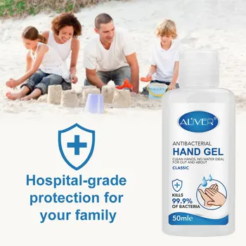 

Hand Sanitizer for Kids Adults Disposable 50ml Gel Moisturizing 75% Alcohol Sterilization Disinfection Solution Home Bathroom