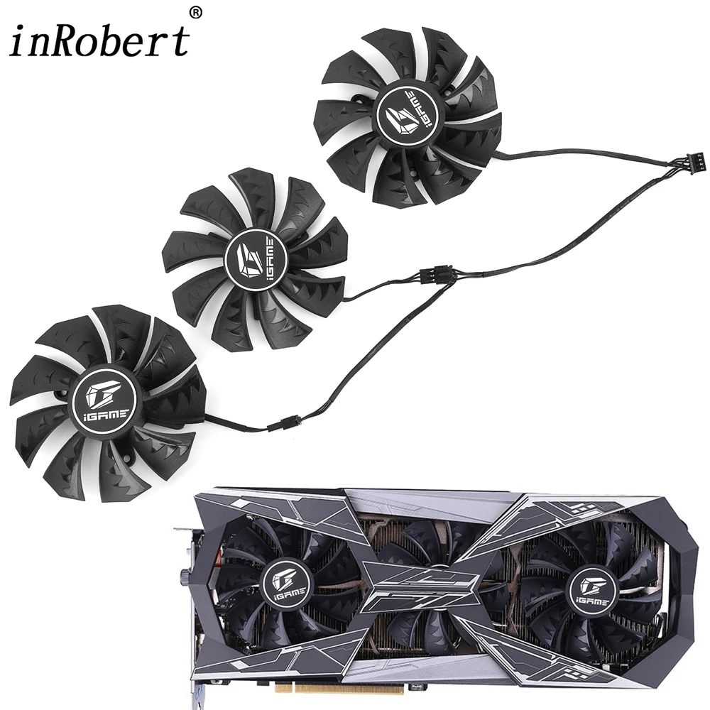 New 85MM PLA09215B12H Cooler Fan Replacement For COLORFUL iGame GeForce GTX 1080 Ti 2060S 2070 2070S 2080 2080S Graphics Card | Компьютеры