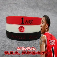 Баскетбол NBA звезда Роза подписи издание спортивный браслет на запястье Kobe Карри Джеймс Дюрант поло