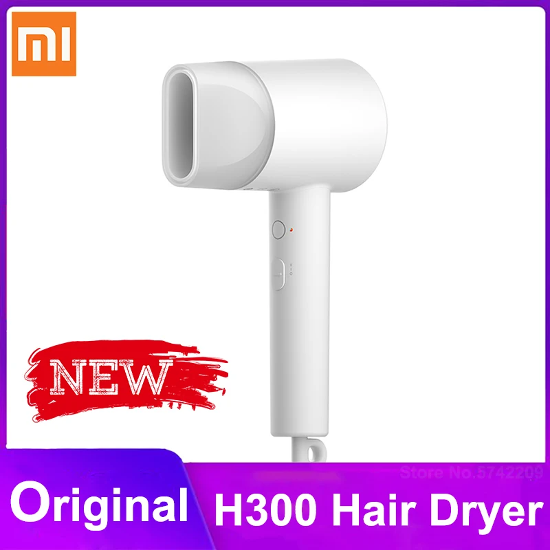 Xiaomi Mijia Anion Quick Dry Hair Dryer H300 57 ℃ Thermostat 20m/s Blowing Speed Portable Mini