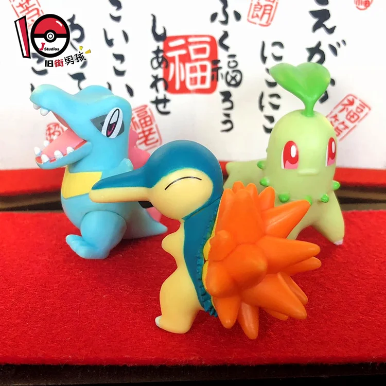 タカラトミーポケモンワニノコチコリータヒノアラシアニメアクション 玩具フィギュアモデルのおもちゃ Aliexpress