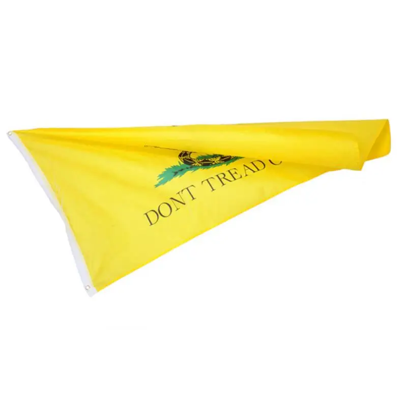 1 шт. 90X150 см прочный полиэфирный принт Gadsden флаг змеи не плыть по мне декоративный