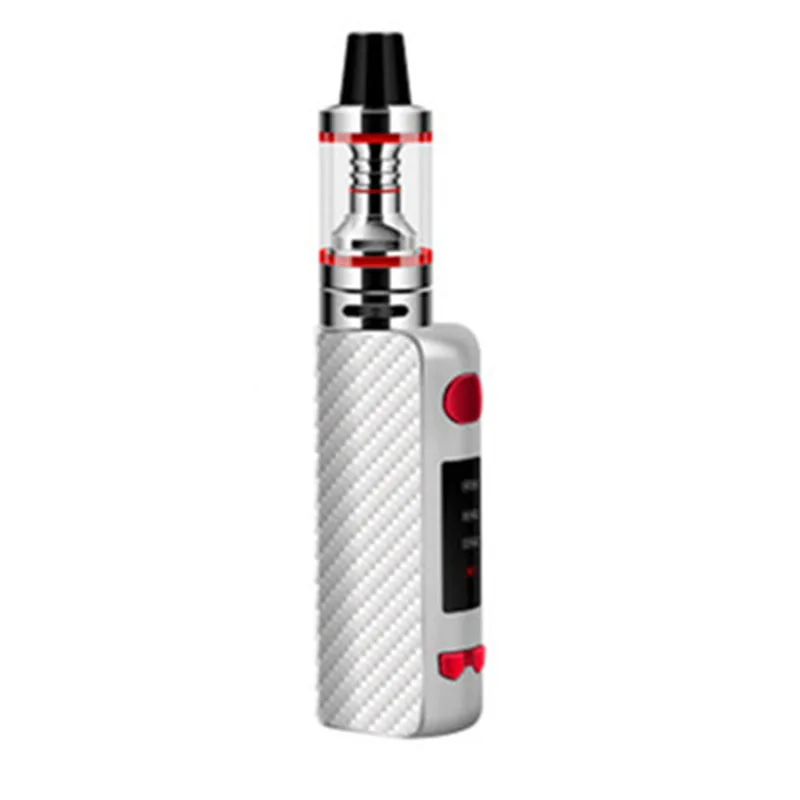 sliver FERSHA 80 Вт мод коробка Vape электронная сигарета комплект 2200 мАч внутренняя батарея 2,5 мл электронная сигарета распылитель Vape ручка комплект - Цвет: sliver