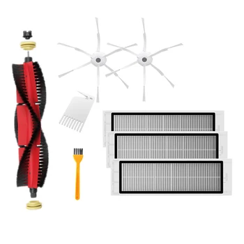 

1Pcs Main Brushes + 2Pcs Side Brushes + 3Pcs Filters + 1Pcs White Brush + 1Pcs Yellow Brush for Xiaomi 1/1S/Stone/Xiaowa Vacuum