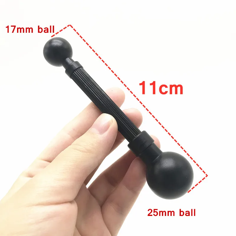 bola composta da extensão do adaptador polegada da montagem dobro da bola para montagem dupla padrão do soquete da bola ram accessroeies