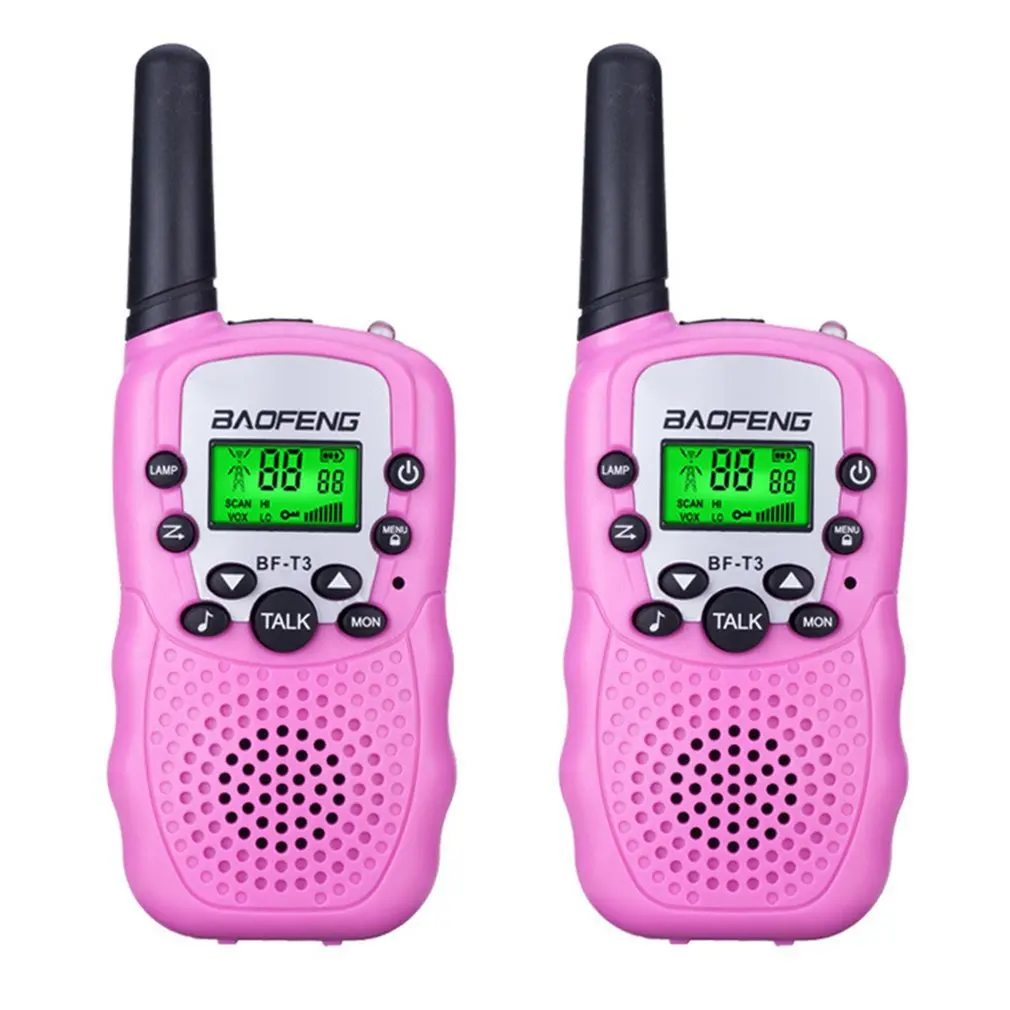 2 шт. Baofeng BF-T3 Pmr446 рация лучший подарок для детей радио Ручной T3 Мини беспроводной двухстороннее радио детская игрушка Woki Toki