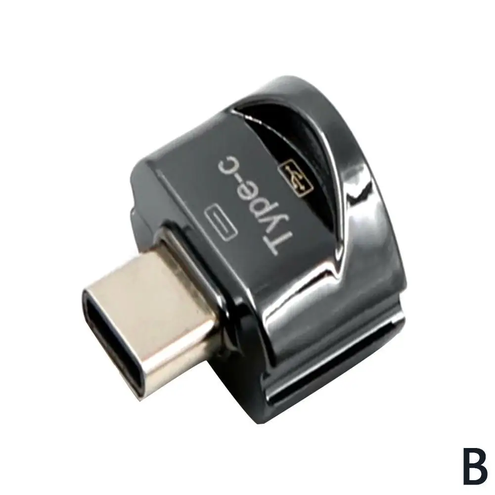 Металлический USB 3,1 type-C штекер USB 2,0 A Женский OTG адаптер для передачи данных Тип C OTG адаптер для samsung S8 для MacBook серия - Цвет: B