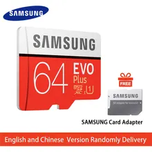 Tarjeta de memoria SAMSUNG 32G 64G 128g 256G SDHC 95 MB/S grado EVO + MicroSD Clase 10 micro SD C10 UHS TF Trans Flash 32 GB tarjetas de teléfono cartão de memória tarjeta micro sd