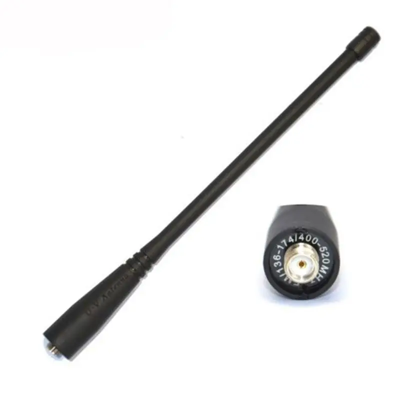 Черный Baofeng антенна SMA-Female 17 см Двухдиапазонная для UV-82 UV-5R Baofeng рация - Цвет: Черный