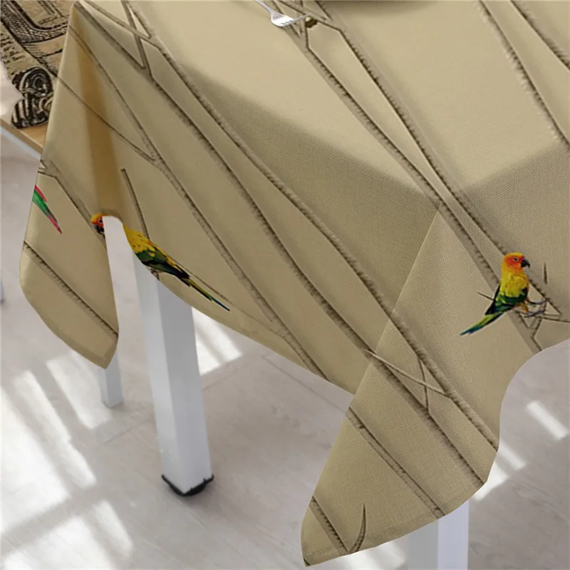 table cloth Primeval 3D Flower Table Cloth Rectangular Tea Table Cover Dining Home Decor manteles de mesa rectangular  #4O09  (1)
