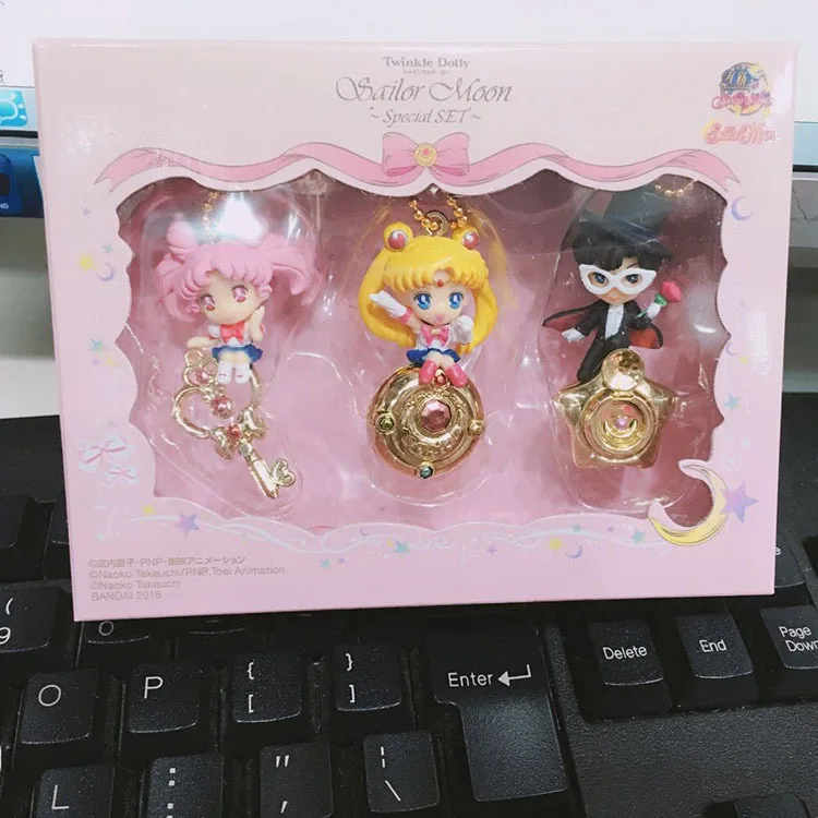 

3-Pretty Girl Warrior gua jian he Egg Keychain Water Ice Month Hare Masked Boxed Garage Kit