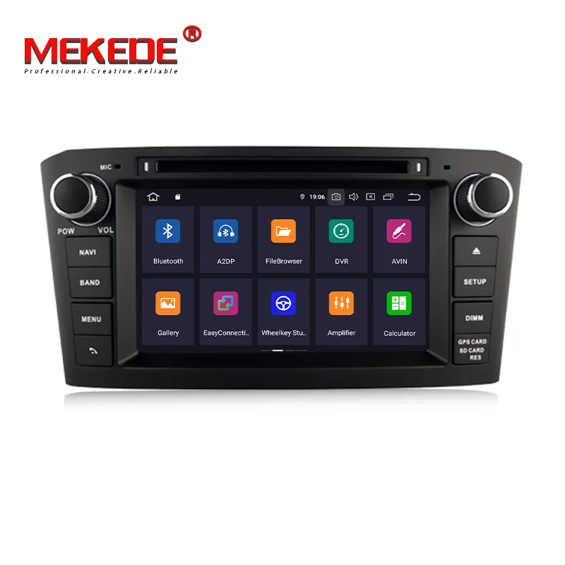MEKEDE PX5 4G ram Android 9,0 Автомобильный DVD стерео Авто радио мультимедиа головное устройство для Toyota Avensis/T25 2003-2008 wifi RDS gps
