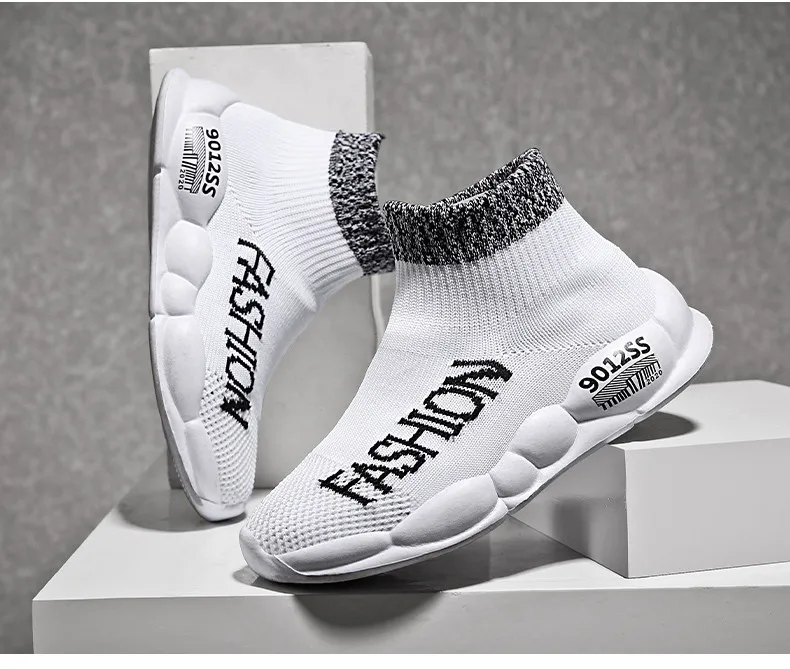 PINSEN 2020 Children Shoes Boys Sneakers Fashion Light Kids Sneakers Mesh Breathable Child Socks Shoes Boys Casual Shoes (17)