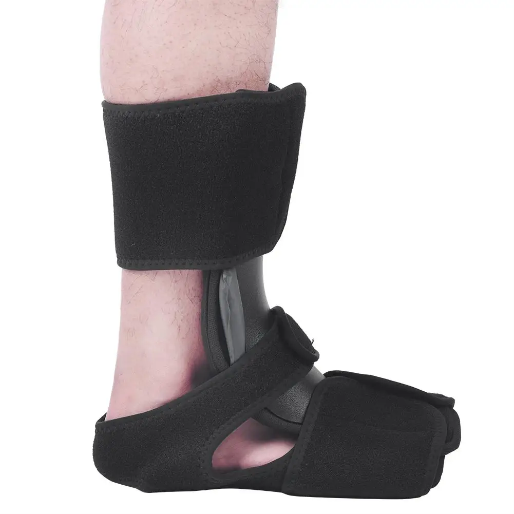 Ankle Brace Foot Orthotic Splint Night Foot Drop Orthotic Aluminum Splint Brace Plantar Fascitis Fixed Support Ankle Pain Relief