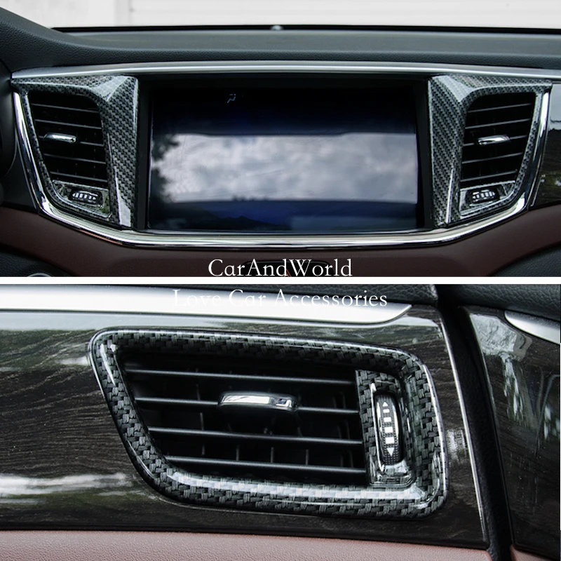 

Интерьерная консоль для Trumpchi GS8 2017-2019, центральное кондиционирование воздуха, решетка вентиляционного отверстия, обшивка, ABS, хромированные украшения, автомобильные аксессуары