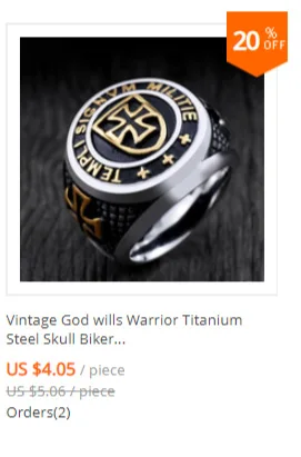 Retro Mens Rings 316L Stainless Steel For Male Boyfriend Biker Jewelry Golden Blue CZ Crystal Stones Skull Eagle Ring 2021 New