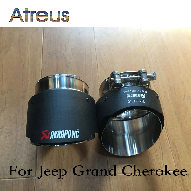 Akrapovic автомобильный глушитель для Cadillac ATS Jeep grand cherokee Prado Mazda 6 Atenza CX-5 CX5