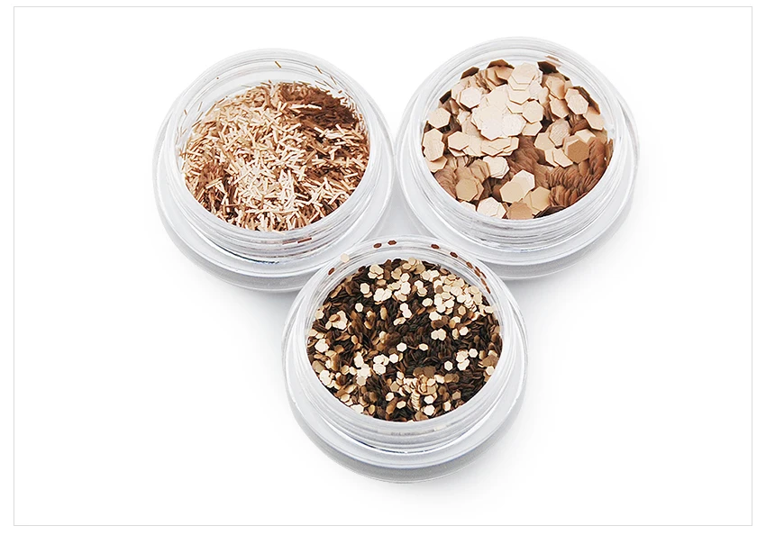 Rolabling Nail Glitter Powder Dust Pigment Powder Nail Art Decorations Nails Accessories Manicure chrome Nail Powder Shining