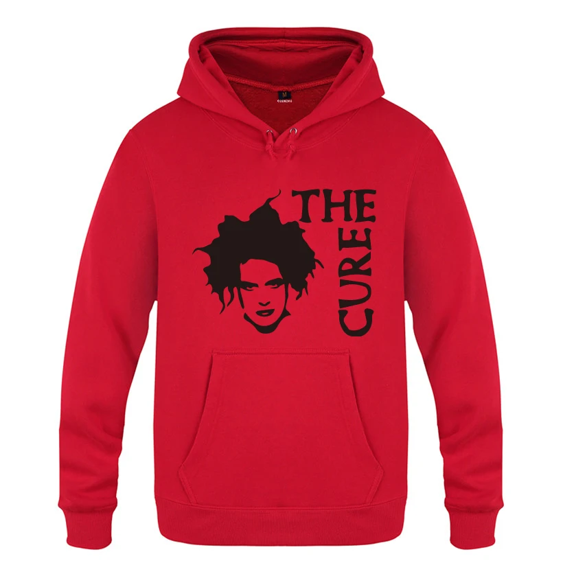 HOY HET Robert Smith The Cure Rock толстовки мужские мужские с капюшоном флисовый пуловер толстовки - Цвет: HOY HET