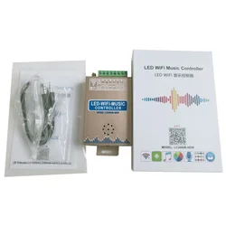 DC5-24V LC2000B Smart LED Wifi Music Controller 8-2048 Pixels Panel Screen Strip Light WS2811 WS2812B Addressable APP Control
