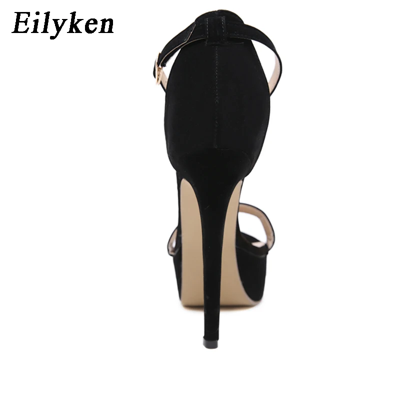 Eilyken Sexy Gladiator Platform Buckle Strap Women Sandals Thin High Heels Club Party Shoes Summer Sandalias De Mujer