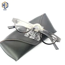 Новые деловые ретро-очки для чтения мужские и женские серые очки из нержавеющей стали+ 1,0+ 1,5+ 2,0+ 2,5+ 3,0+ 3,5