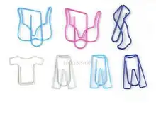 

20pcs Underwear Paper Clip Cartoon Shape Paper Clip Shape Paper Clip Cute Shaped Office Clip