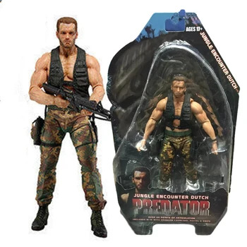 

18cm Movie 25th The Predator Alien Hunter Jungle Patrol Dutch Extraction Dutch Jungle Hunter Toy PVC Figure Model Gift