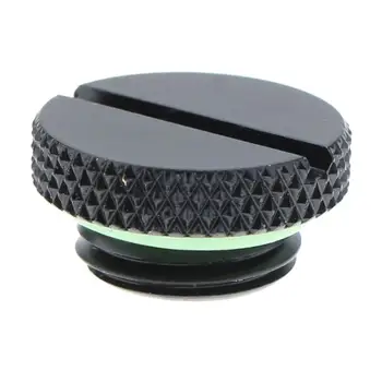 

Black G1/4 Thread Low Profile Plug for PC Water Cooling Radiator Reservoir