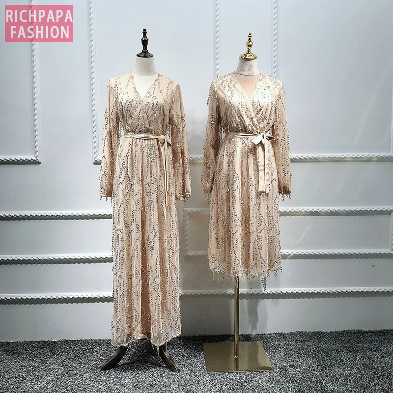 Абайя с блестками, турецкий исламский арабский хиджаб, мусульманское платье, кафтан, Дубай, кафтан, Марокко, Tesettur Elbise Robe Musulmane Longue Vestidos