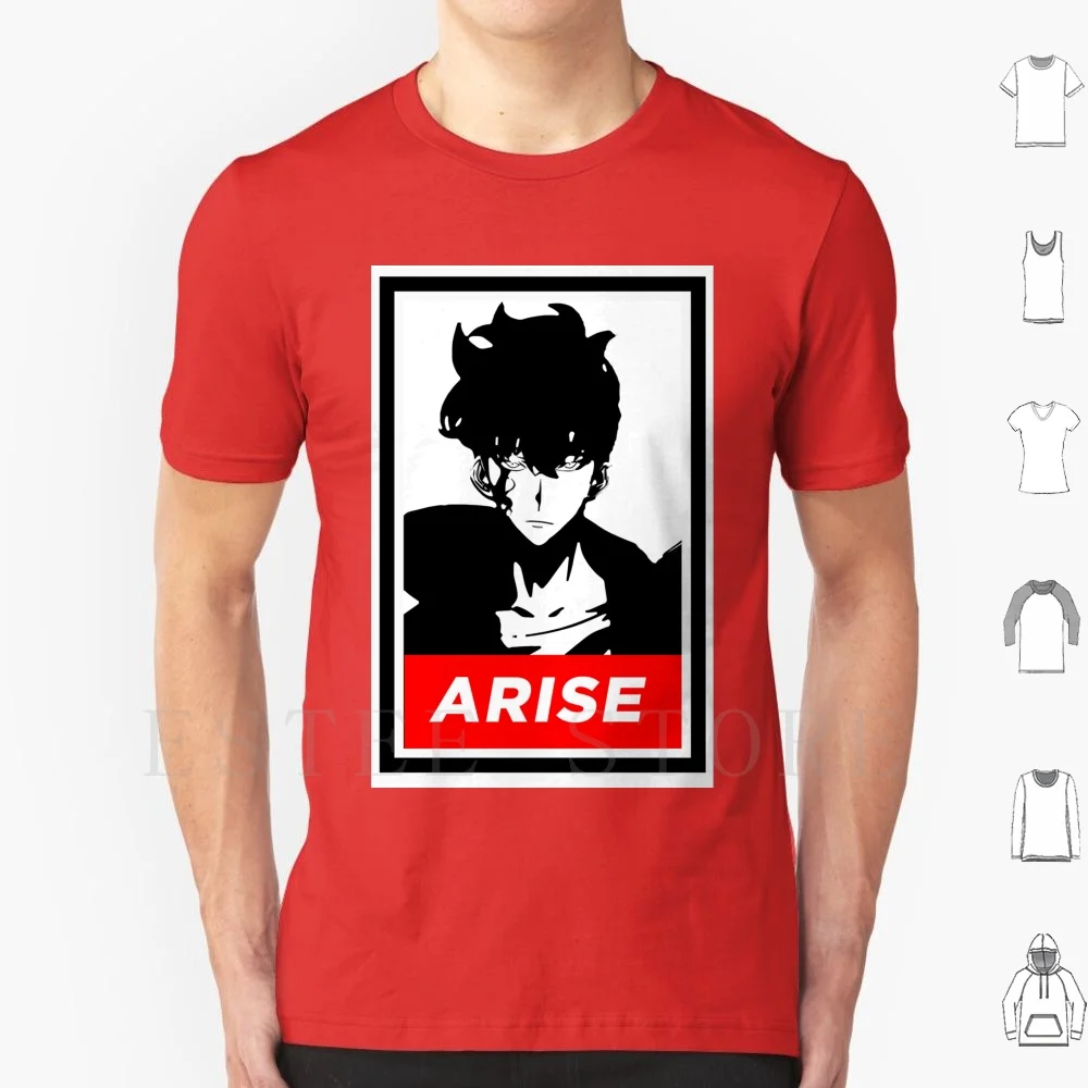 Solo Livellamento-Arise (Variante) T Shirt Stampa Cotone Solo Livellamento Solo Livellamento Arise Sun Sung Jin Woo Sung Jin Woo Manhua