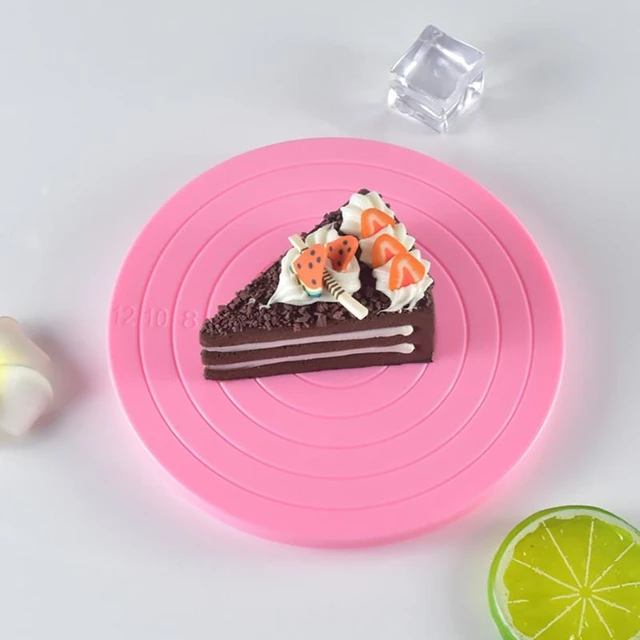 High-quality Cake Turntable Platform Aluminum Alloy Rotating Baking Stand  Decorating Tools Mould Scale Maker Dessert - AliExpress