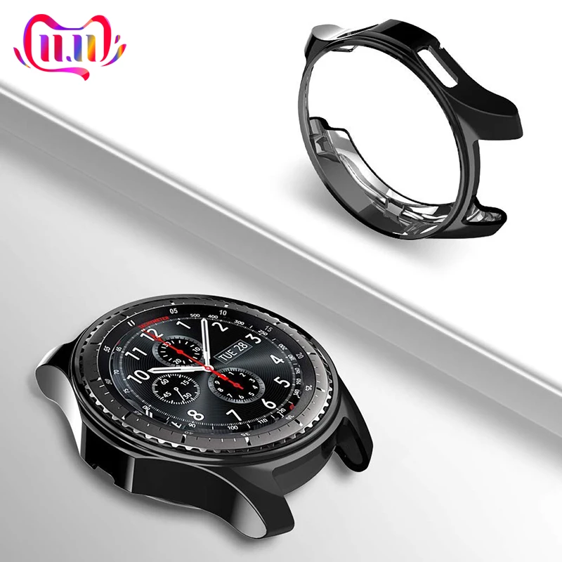 Gear S3 frontier для samsung Galaxy Watch 46 мм 42 мм чехол на ремешке Мягкий ТПУ покрытие все вокруг защитная оболочка рамка аксессуар