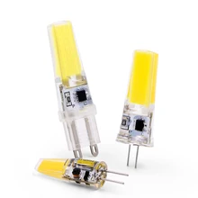 Новая светодиодная лампа G4 G9 E14 AC/DC 12V 220V 3W 6W COB LED G4 G9 Лампа для хрустальной люстры