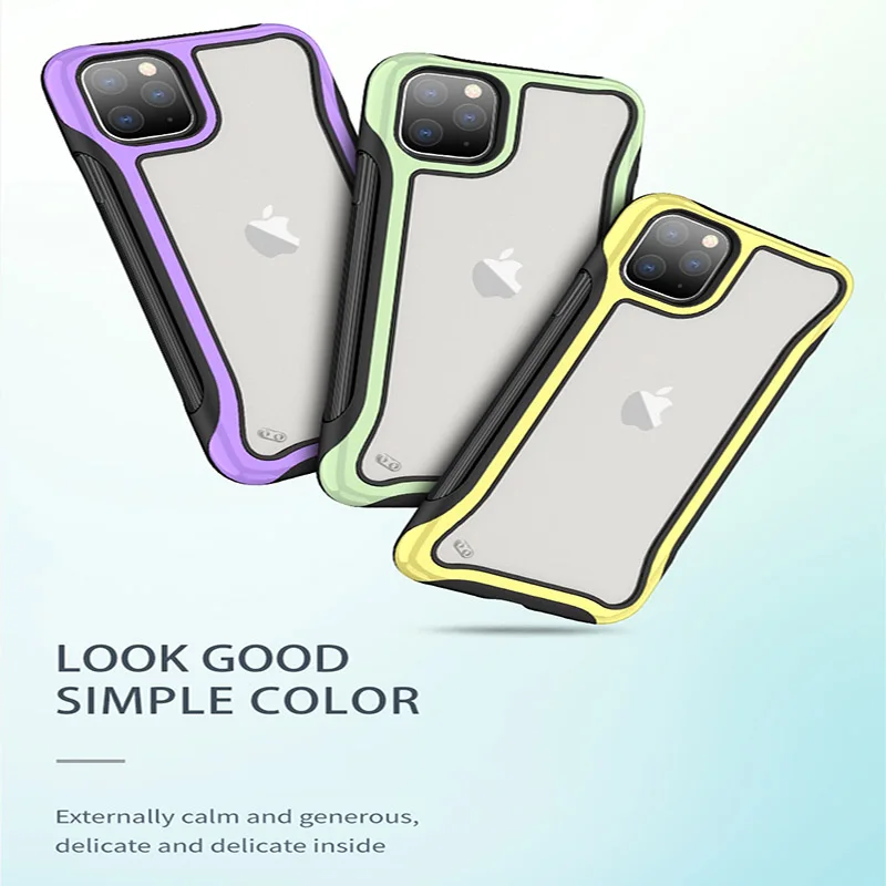 Противоударный Матовый ТПУ чехол три в одном для iPhone 11 Pro Max Xr X Xs Max 6s 6 7 8 Plus чехол для телефона