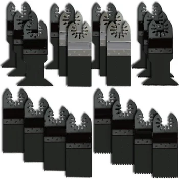 

20pcs Oscillating Multi Tool Set For Fein Multimaster Makita Wood Saw Blade Cutter Woodworking Cutting Accessories