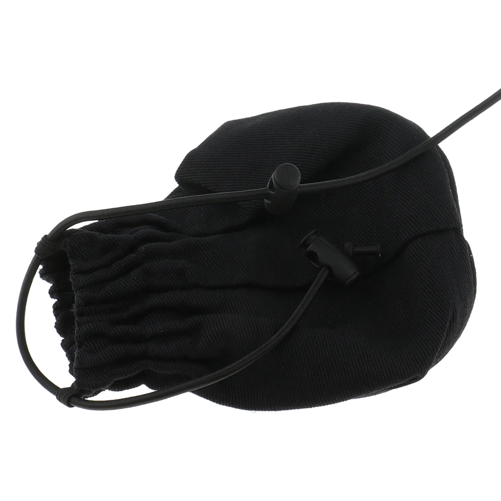 Canvas Black Universal Hair Dryer Sock Diffuser Wind Blower Attachment Cover with Drawstring  FIT MOST DRYERS ALL HAIR TYPE