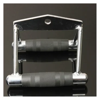 

ABUO-2 Bar GYM Workout Handle Attachment Stirrup Swated Row Pulling Fitness W/ Pad