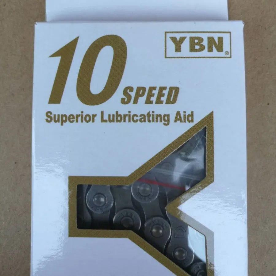 YBN AloBon D10S цепь в штучной упаковке 10 скоростей AloBon цепь 30 скоростей горный велосипед велосипедная цепь